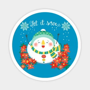 let it snow Magnet